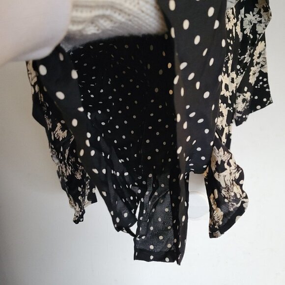 JM by Shelli Segal Vintage Maternity Floral Print Jewel Button Long Sleeve Dress - Picture 10 of 15